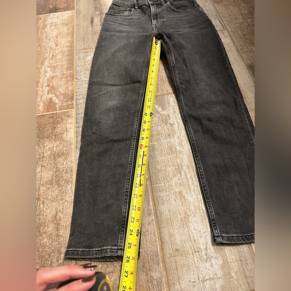 Everlane The Cheeky Jean Washed Black Wash Hi-Rise Size 24 Crop - Picture 6 of 7
